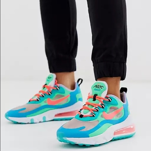 Nike Air Max 270 React Women's Sneakers - Multicolor - Picture 1 of 14